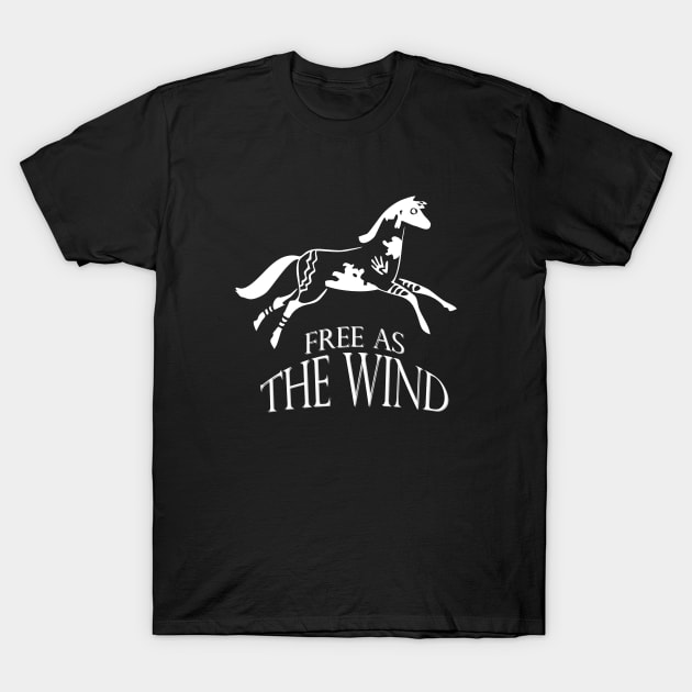 Free as the Wind T-Shirt by Gaspar Avila